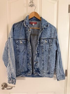 UNIONBAY Light Blue Acid Wash Jean Jacket